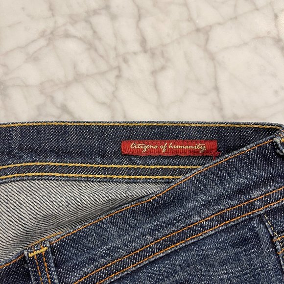 Citizens of Humanity Ingrid #002 Low Waist Flare Stretch Jeans Women's Size 28 - Picture 5 of 11